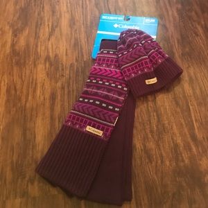 Columbia Hat&Scarf Set ✨